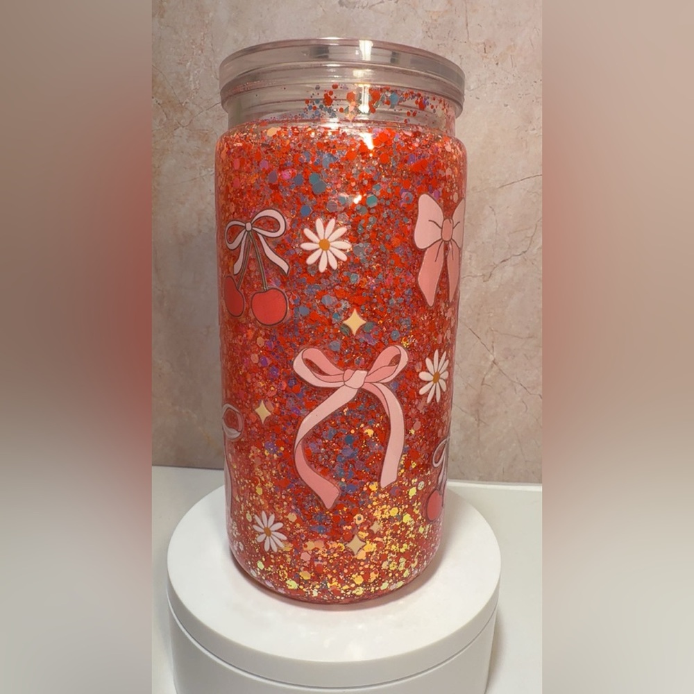 snowglobe cup (acrylic)